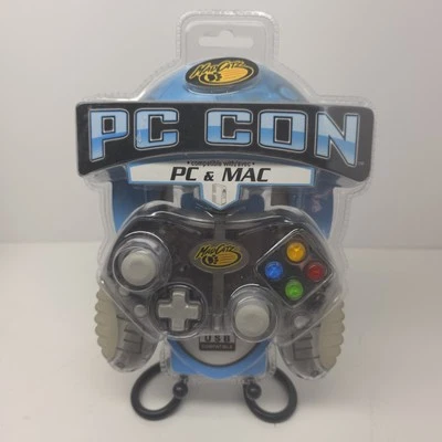 Mad Catz USB Game Pad Controller Turbo 2004 Clear Wired New Sealed - Image 1 of 4