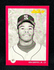 KEN GRIFFEY JR. - 1991 Leaf Studio Baseball #112 - SEATTLE MARINERS - Picture 1 of 2