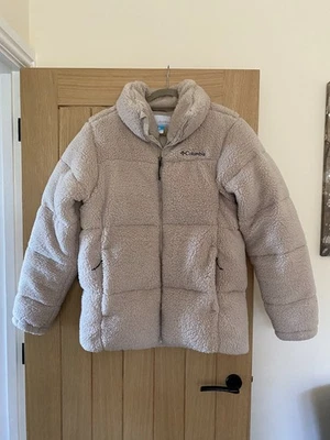 Columbia Sportswear Co Mens Beige / Cream Sherpa Borg Fleece Jacket Size Small  - Image 1 of 4