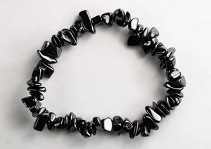 Bracelet Chip Hematite 7 In - Picture 1 of 1