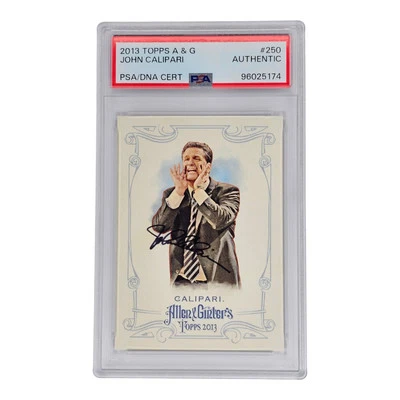 2013 Topps Allen & Ginter's #250 John Calipari Auto PSA DNA Authentic - Image 1 of 3