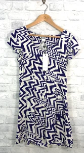 Vestido corto Vero Moda Ziggu azul marino talla S Reino Unido nuevo con etiquetas (MG114F15) - Imagen 1 de 13