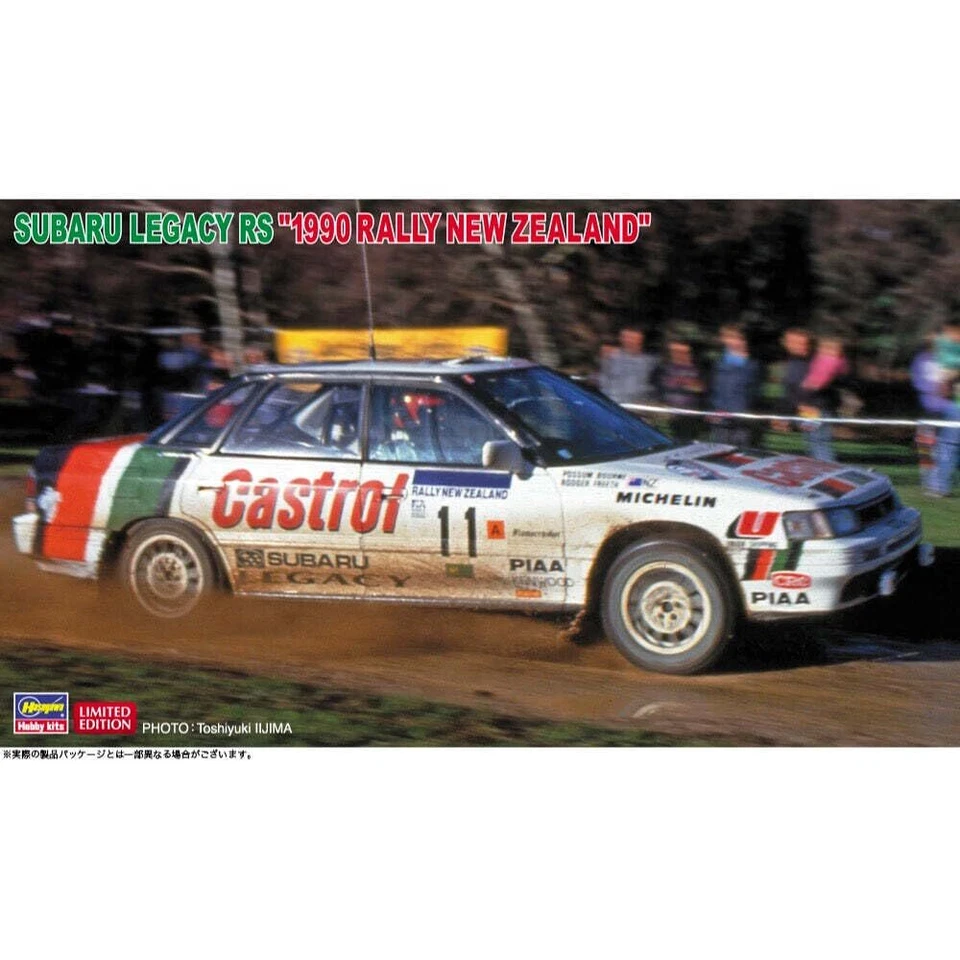 Subaru Legacy Rs, 1990 Rally New Zealand 1:24 Plastic Model Kit HASEGAWA - Immagine 1 di 1