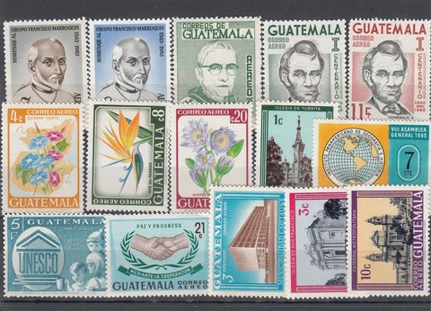 Guatemala MNH 1960s Mini-Lot - See Picture Cover