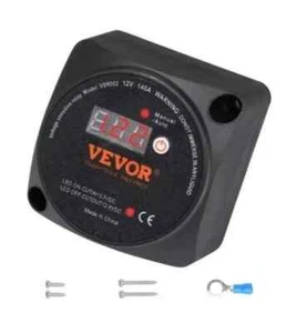 SKYSHALO Dual Battery Isolator Kit, 12V 140Amp, Manual and Auto Modes Relay - Picture 1 of 7