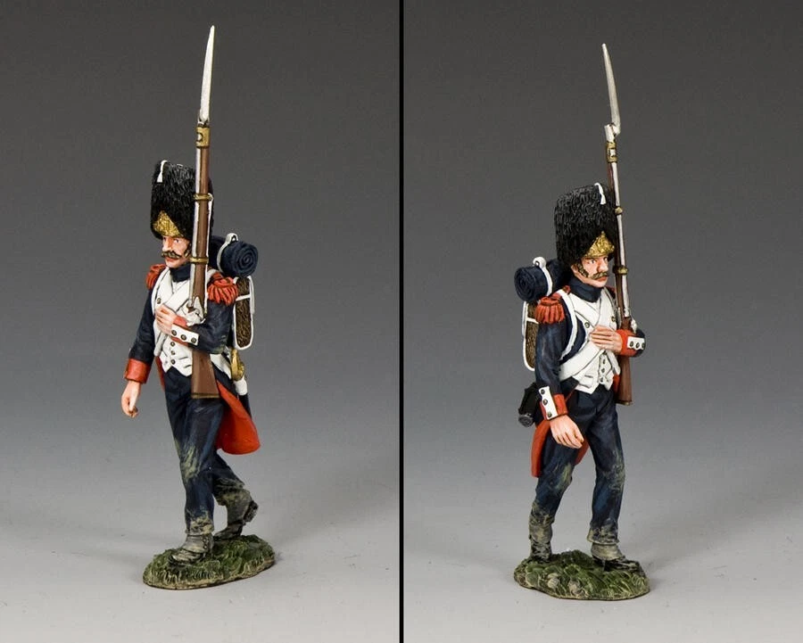 NA408 ‘Old Guard Marching’ (with musket on the left shoulder) - King & Country