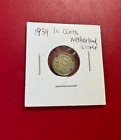 1939 Netherlands 10 Cents Silver Coin - Nice World Coin !!!