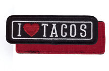 Love Tacos Morale Tactical morale Patch for VELCRO® BRAND Hook Fasteners