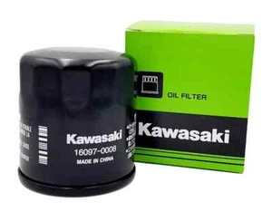 Kawasaki Oil Filter 16097-0008 Z ZXR ZZR ER-6 EN500 ZX-10R ZX-6R EN etc Genuine - Picture 1 of 4