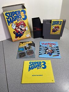 Super Mario Bros. 3 Classic Game COMPLETE IN BOX Nintendo NES 1990