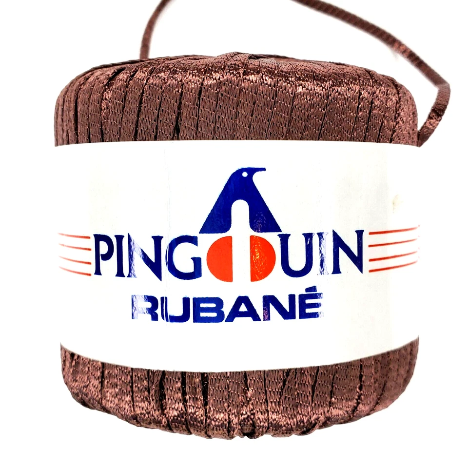 PINGOUIN RUBANE HILO CINTA VINTAGE, MARRÓN #16- PASTELES de 1,75 oz Foto 1 de 1