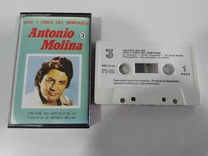 ANTONIO MOLINA Vida Et Œuvre Du Inimitable Exitos Cinta Tape Cassette 1990 DCD - Picture 1 of 1