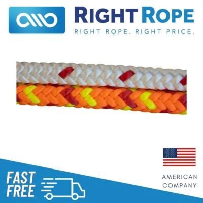 Cuerda de escalada Arborist AllGear Forestry Pro 12 hilos 1/2” línea 12,7 mm 7300 lb Foto 1 de 4