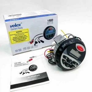 Waterproof Marine Bluetooth Motorcycle Stereo Audio Boat Radio RV Car MP3 - Picture 1 of 6
