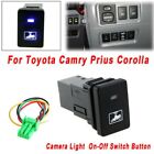 Easy to Use Blue LED Camera Light Switch Button for Toyota Reliable Performance