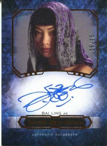 Autógrafo en lienzo Star Wars Masterwork 2016 [**/25] Bai Ling - Imagen 1 de 1