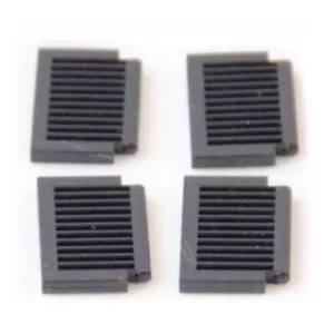 Small Window Shutters Genuine Lego Part 3582 Brand New BLACK 4 PIECES - Picture 1 of 1