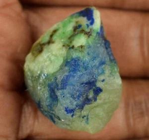 36.95 Ct Natural Azurite Malachite Gemstone Healing Rough Collection Specimen - Picture 1 of 8