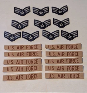 USAF U.S. Air Force Senior Rank & Tape Patch Lot 20 Neu NOS - Bild 1 von 8