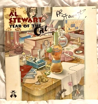 SIGNED 1976 Al Stewart Year Of The Cat Vinyl VG - Image 1 of 4