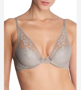 Natori Cherry Blossom Convertible Bra In Smoky SZ 32DD NWT - Picture 1 of 7