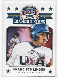 Francisco Lindor 2015 Panini Estrellas y Rayas Diamond Kings #13 Ty - Imagen 1 de 1