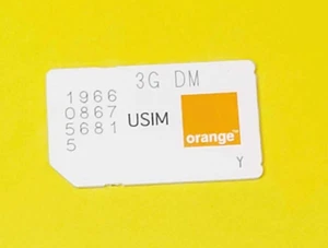USED ORANGE 3G SIM CARD RESTORING TEST CELL PHONE BOOT BYPASS UNLOCK UNLOCKING - Photo 1 sur 4