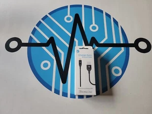 At&t 4ft Braided Data Lightning Charge Sync Cable iPhone 13 12 X 8 7 6 iPad iPod - Picture 1 of 3