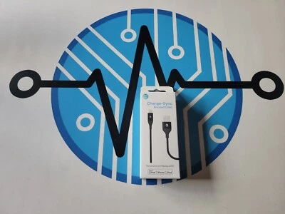 At&t 4ft Braided Data Lightning Charge Sync Cable iPhone 13 12 X 8 7 6 iPad iPod - Image 1 of 3