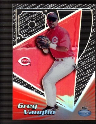 1999 Topps Tek Pattern 21 #21B Greg Vaughn CINCINNATI REDS - Image 1 of 2
