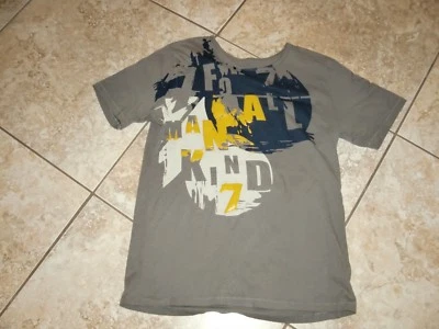 JUVENTUD/NIÑOS~7 Para Toda la Humanidad~100% Algodón Cuello Redondo Logo Manga Corta Camisa Talla XL Foto 1 de 3