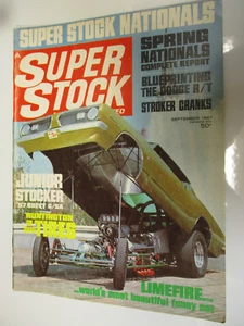 BACK ISSUE OF SUPER STOCK & DRAG ILLUSTRATED SEPTEMBER 1967, S/S NATS, SPRING NA - Picture 1 of 13