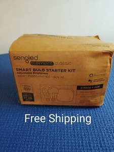 Sengled Smart Led Soft White Element Classic Starter Kit Set of 2 A19 Bulbs - Picture 1 of 3