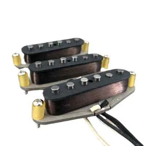 Guitar Pickups Vintag70 Alnico V Single Coil Wax Wires Grey Bottom Plate N/M/B - Picture 1 of 6