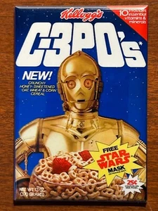 Imán nevera caja cereal C3PO's - Imagen 1 de 2