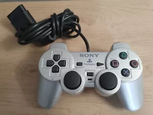 Manette Ps2 Grise Silver Officielle D'origine Sony Playstation 2 - Imagen 1 de 5