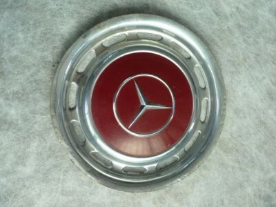 Mercedes 1x Radkappe 14 Zoll Chrom Rot 530 - Bild 1 von 4