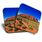 2 x Coasters - Ayers Rock Sandstone Australia Home Gift #16944