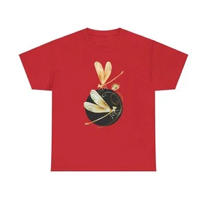 Casual Summer Funny Dragonflies Women's Graphic Tees Short Sleeve Cute T Shirts - Picture 1 of 72