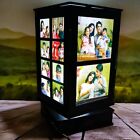 SALEBERATE Desk Table Bedside Night Light Rotating Personalized Photo Led Lamp