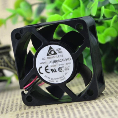 1X Delta AUB0524VHD DC24V 0.15A the Server inverter PC Case Cooling fan 5020 5CM - Image 1 of 2