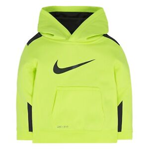 New Nike Boys Therma Fleece Swoosh Pullover Hoodie Size 4 MSRP $38