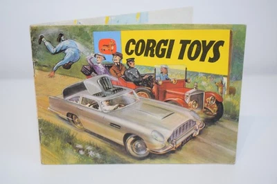 B93 CATALOGO CARTELLA VOLANTINO CORGI TOYS 1965 BUONE CONDIZIONI. - Immagine 1 di 4