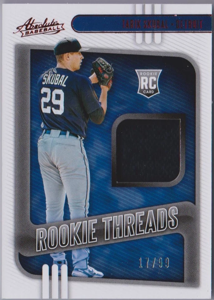 🔥2021 Panini Absolute Tarik Skubal Rookie Threads Red Version #'d 17/99 #RT-TS - Image 1 of 1