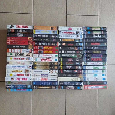 65x VHS KleinCover KleinBox Video Kassette XXL Konvolut Set Sammlung Rarität OOP - Bild 1 von 4