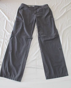 Pantalones Cortos Danskin Convertibles 3 Vías Medianos 8-10 DRI-MORE Capris Cremallera Gris - Imagen 1 de 13