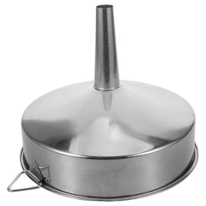  Automotive Stainless Steel Universal Funnel for All Oils Lubricants Gas Fuel - Picture 1 of 12