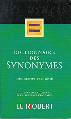 Dictionnaire des Synonymes, Du Chazaud, Henri Bertaud - Image 1 of 2
