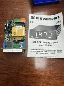 Newport 3 1/2 Mini Size Panel Process Meter Model 205-PA1 RC0 - Picture 1 of 4