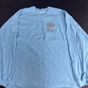 Frozen am Broadway Musical blau Disney Spirit Trikot XL Let it Go SPELLOUT - Bild 1 von 8